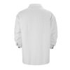 Male Autumn and Winter Brushed Shirt Jacket Long Sleeve Lapel Pocket Solid Color Coat Mens Wool Men's Cardigan