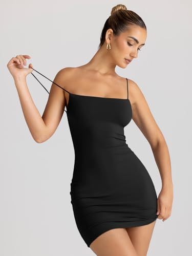 Women's Mini Sexy Bodycon Dress 2025 Summer Going Out Short Backless Party Club Dresses Beach Vacation Outfits