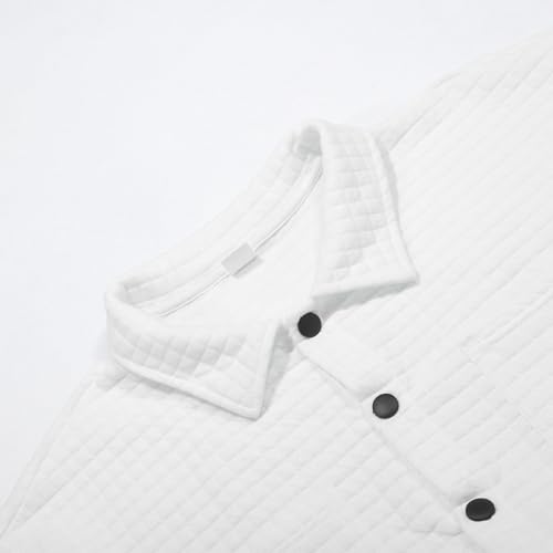 Male Autumn and Winter Brushed Shirt Jacket Long Sleeve Lapel Pocket Solid Color Coat Mens Wool Men's Cardigan