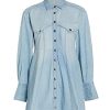 Women's Sammi Denim Mini Dress, Light Indigo, M