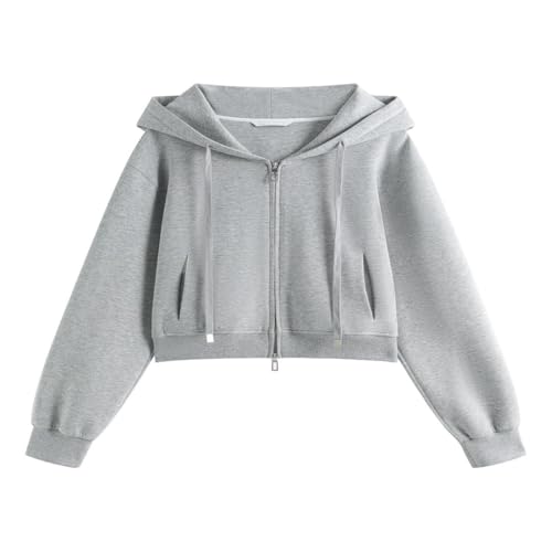 Women's Cotton Hoodie Set, Elastic Mini Skirt & Jacket Combo