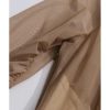 Solid Sheer Spliced Crimping Sexy Dresses for Women V Neck Long Sleeves Clothing