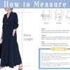 Women's Basic Loose Fit Long Sleeve Button Up Maxi Shirt Dress with Pockets