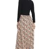 41AN9emNu-L.jpg Women's Long Sleeves Maxi Dress Plain Empire Waist Casual Dress Loose Fall/Winter Dresses with Pockets