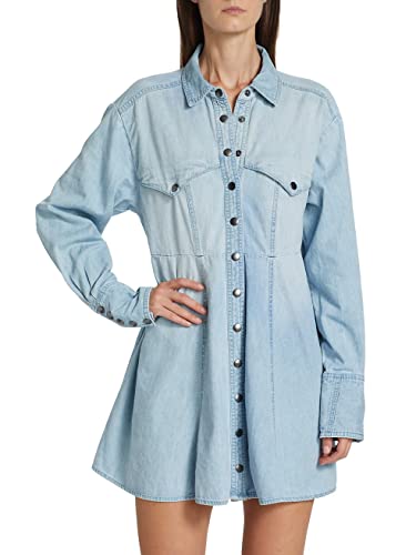 Women's Sammi Denim Mini Dress, Light Indigo, M