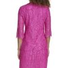 Women's 1/2 Sleeve Lace Mini Dress