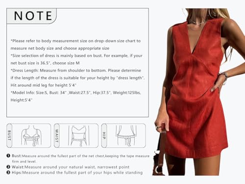 Women's Summer Sleeveless Mini Dress Cotton Linen V Neck Cinched A Line Slim Tank Short Dress