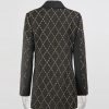Women's Hot Fix Crystal Mini Dress, V-Neck Long Sleeve Patchwork Fold Detail Dress