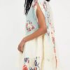 Women??s Boho Mini Dress Y2k Floral Print Deep V-Neck Puff Sleeve Short Dress 2025 Summer Loose Beach Sundress
