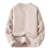 Oversized Sweater 90s Vintage Cable Knit Long Sleeve Women Heavy Crewneck Pullover