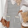 Women's Sweater Vest Dresses for Women 2025 V Neck Sleeveless Knit Pullover Sweater with Pockets Fall Winter Outfits