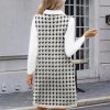Women's Sweater Vest Dresses for Women 2025 V Neck Sleeveless Knit Pullover Sweater with Pockets Fall Winter Outfits